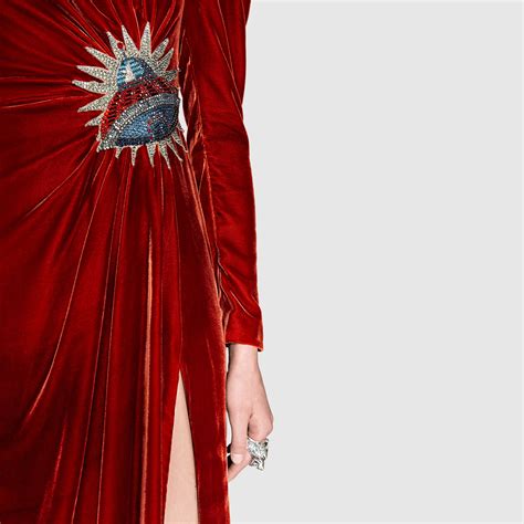 ufo dress gucci blue velvet editirial|Gucci Ufo .